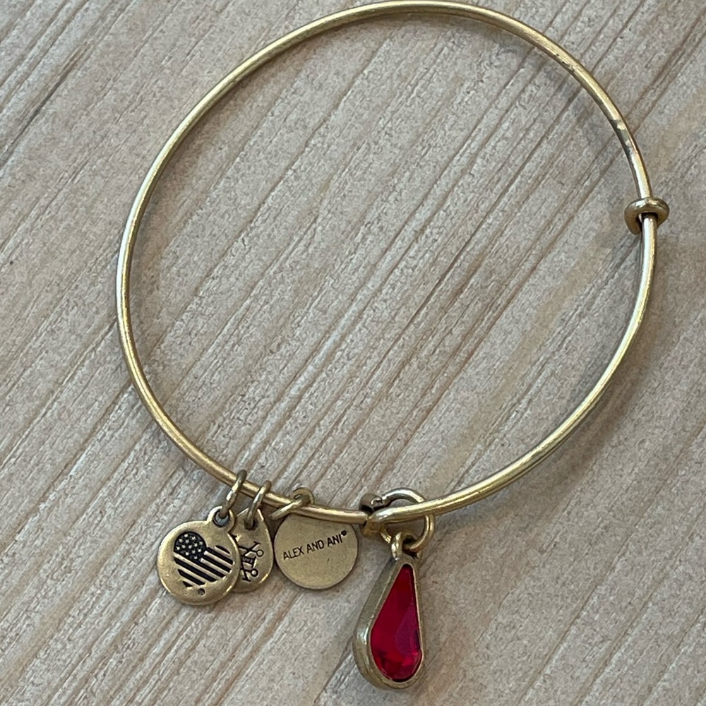 Alex and Ani Ruby Energy Bracelet